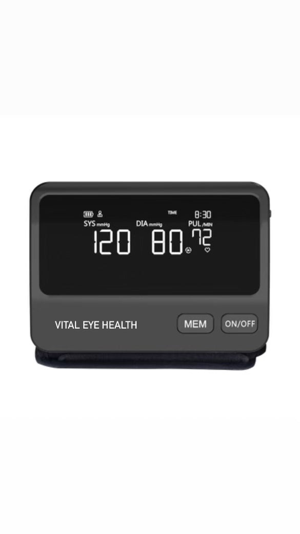 Upper Arm Blood Pressure Monitor with App Vital Eye Health BP